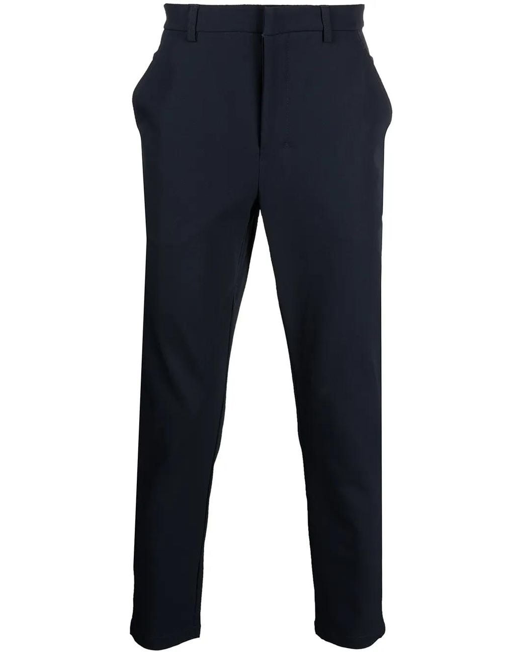 3.1 Phillip Lim Blue Mid-Rise Tapered Trousers for men