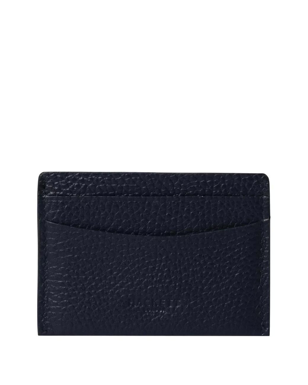 Hackett Blue Pebbled Card Holder for men