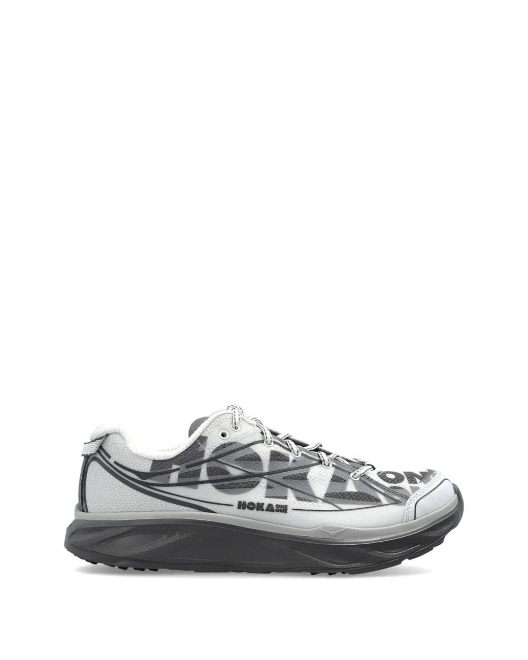 Hoka One One White Huaka Pro Sneakers