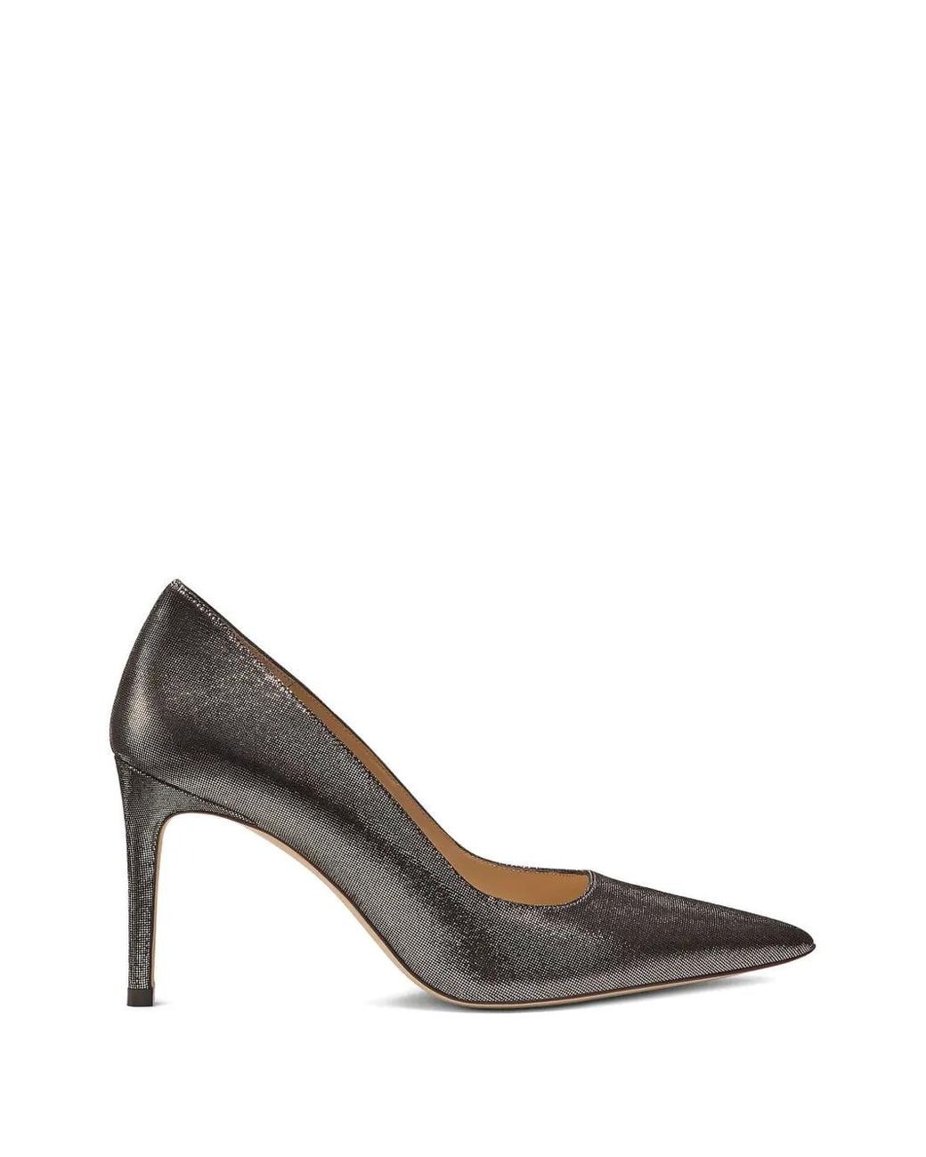 Stuart Weitzman Metallic Power Pointed Pump