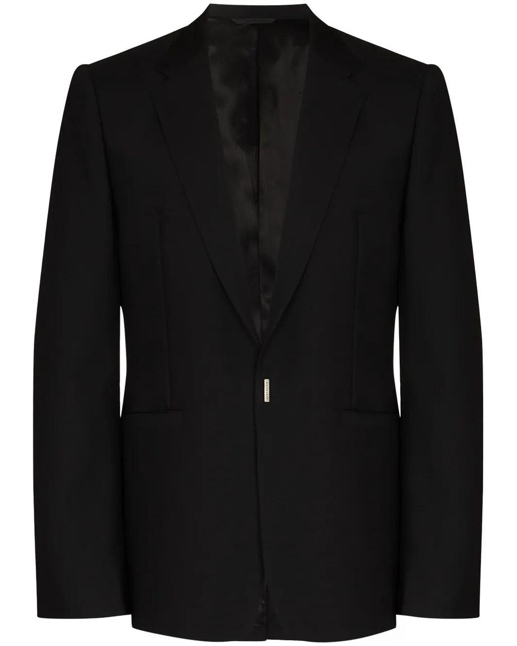 Givenchy Black Logo Print Jacket for men