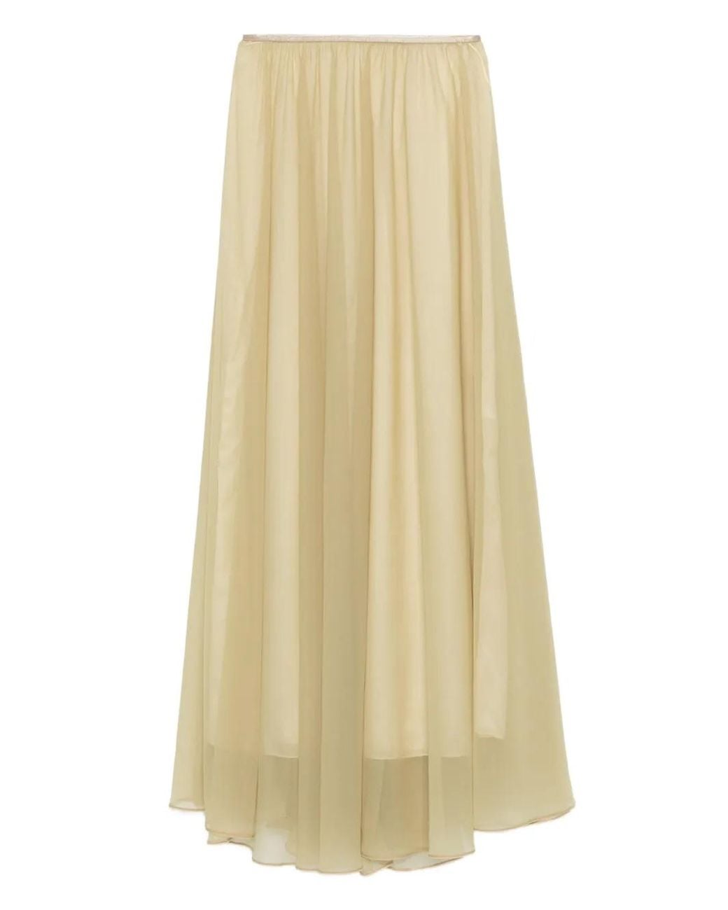 Forte_forte White Elasticated-Waistband Skirt