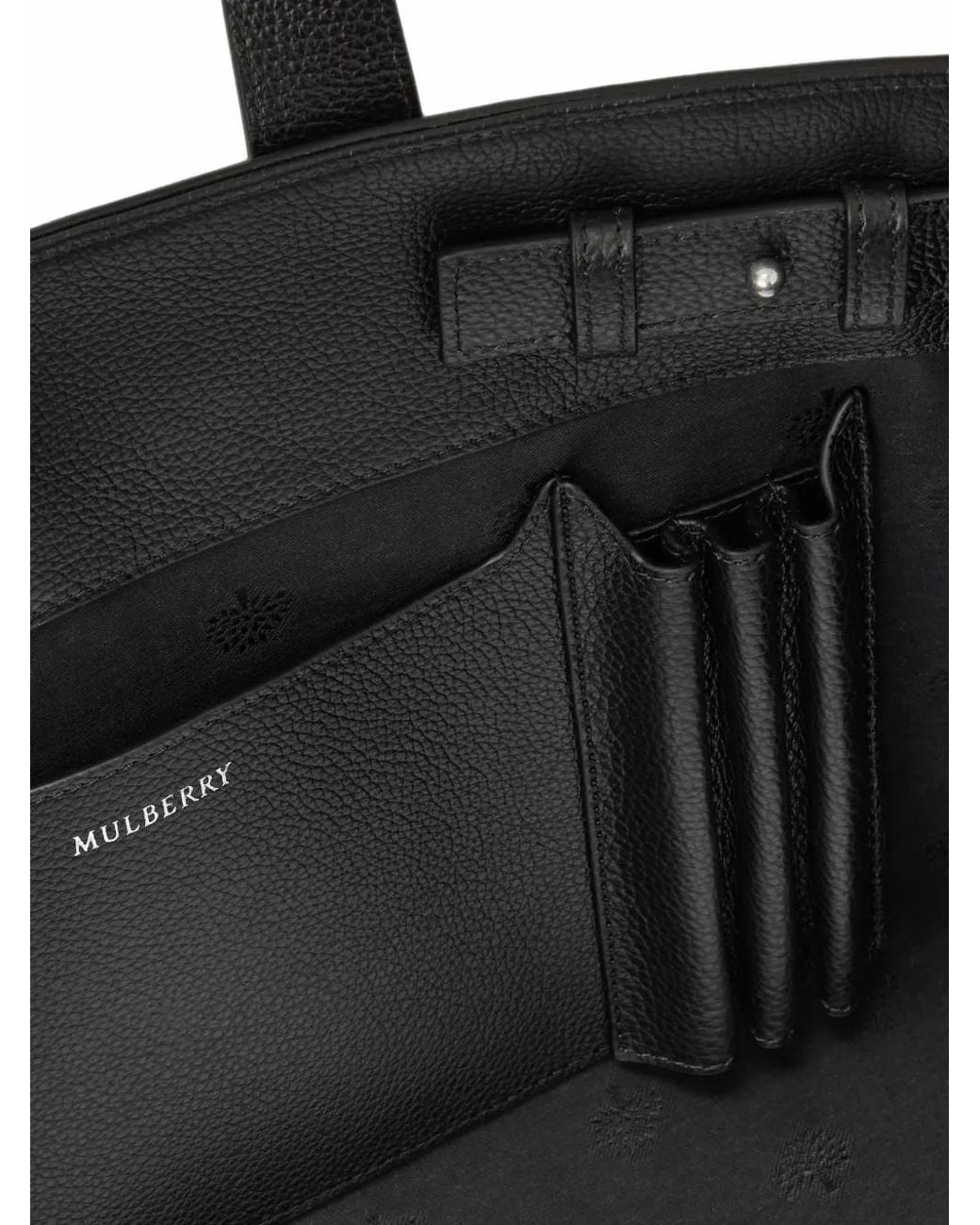 Mulberry Black Small Piccadilly Leather Messenger Bag
