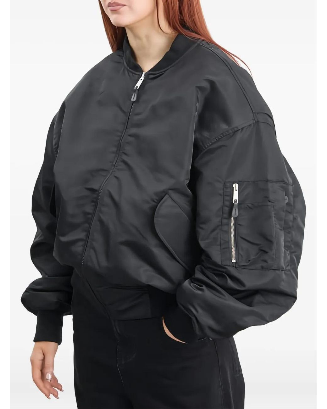 Giacca Con Zip di Entire studios in Gray