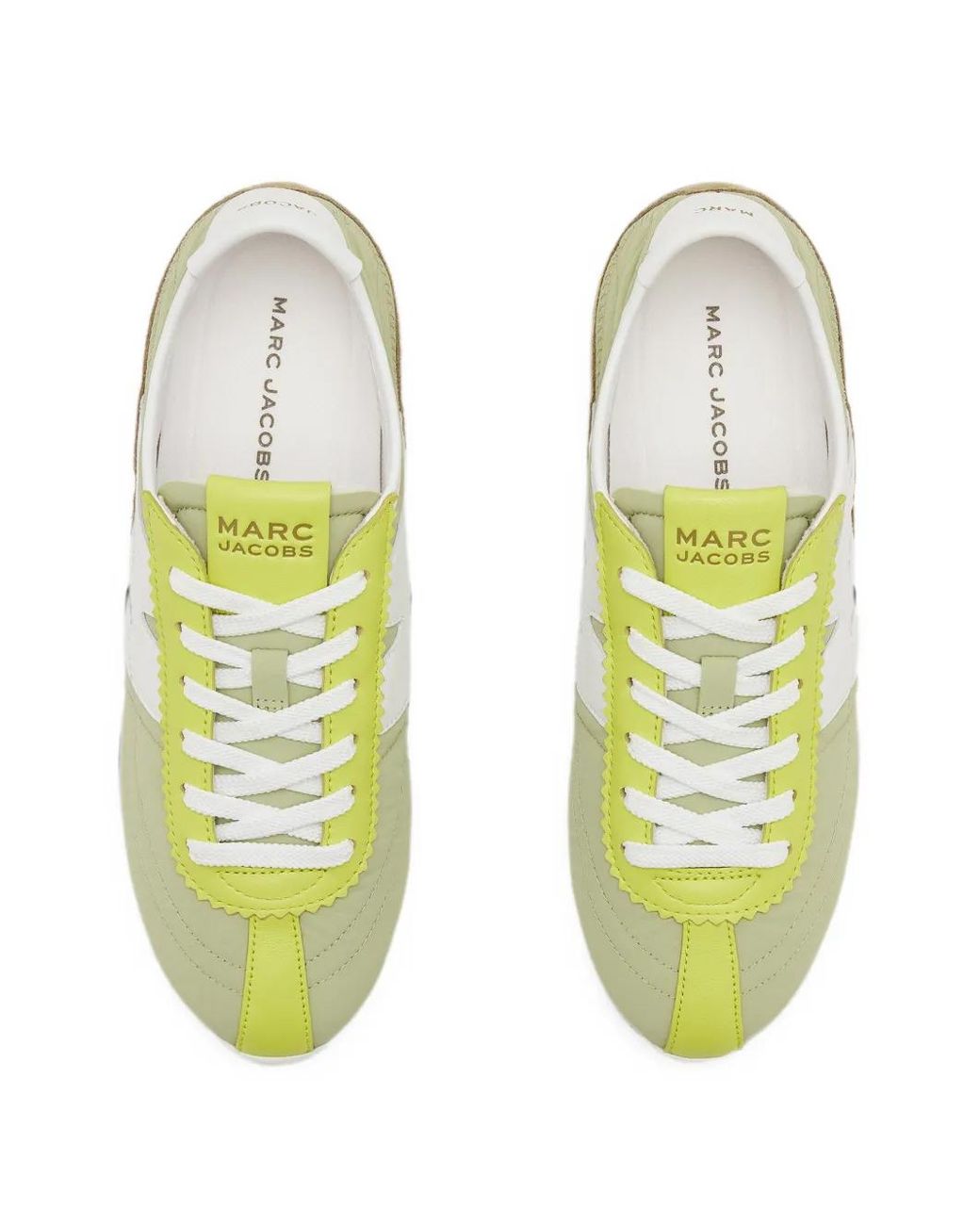 Marc Jacobs Green The 400 Bleecker Nylon Low-Top Sneakers