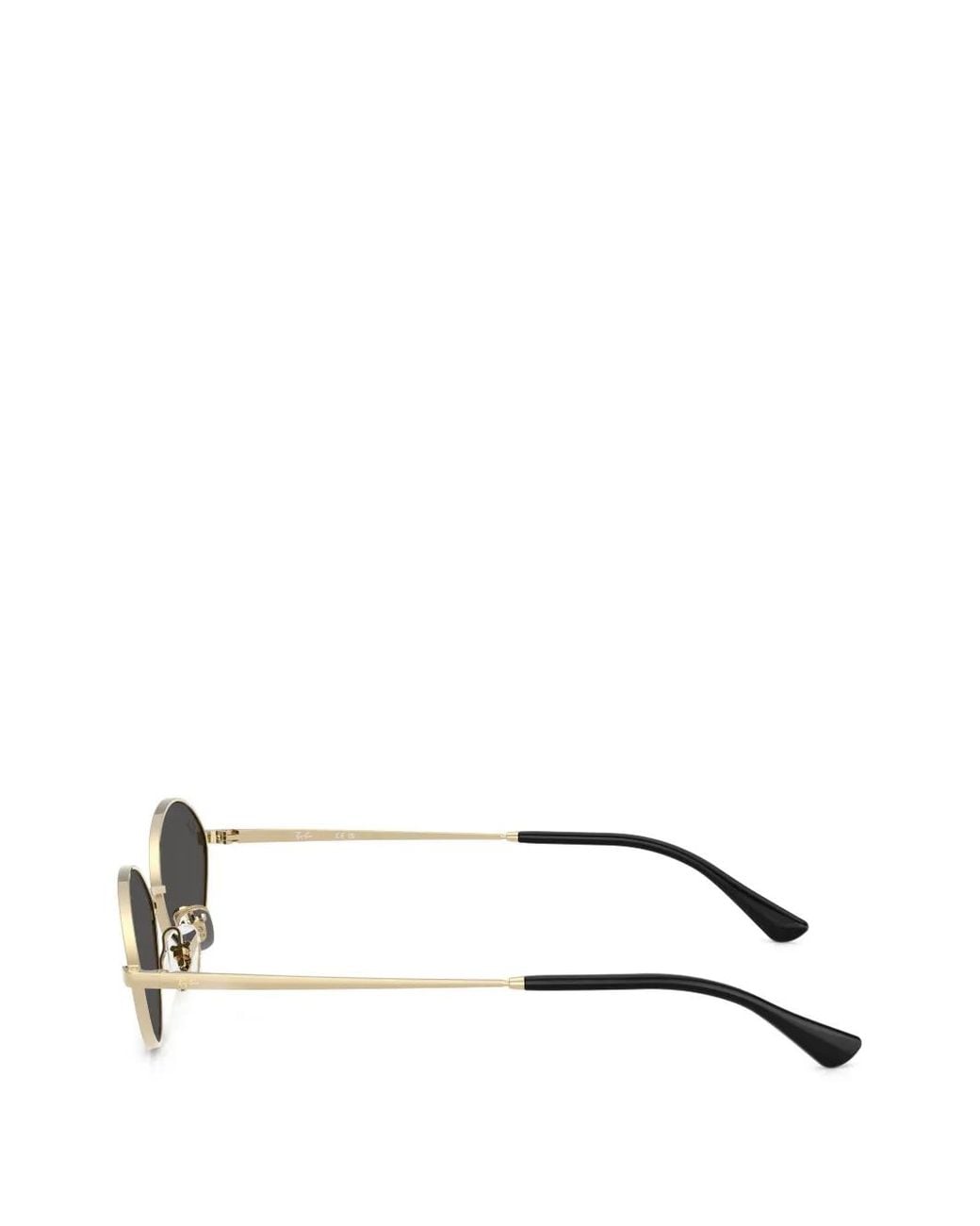 Ray-Ban Metallic Geometric-Frame Sunglasses