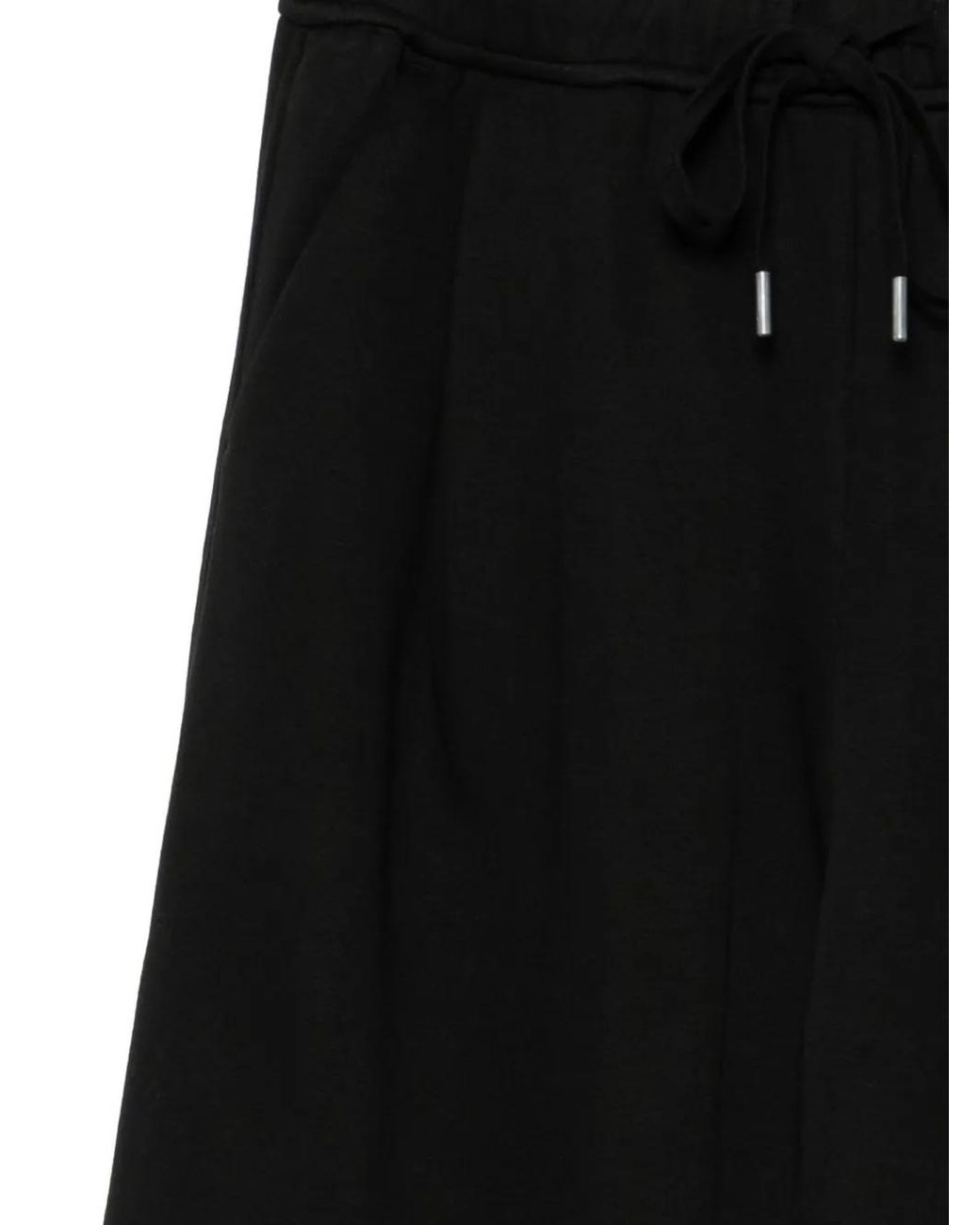 B+ AB Black Pleated Track Pants