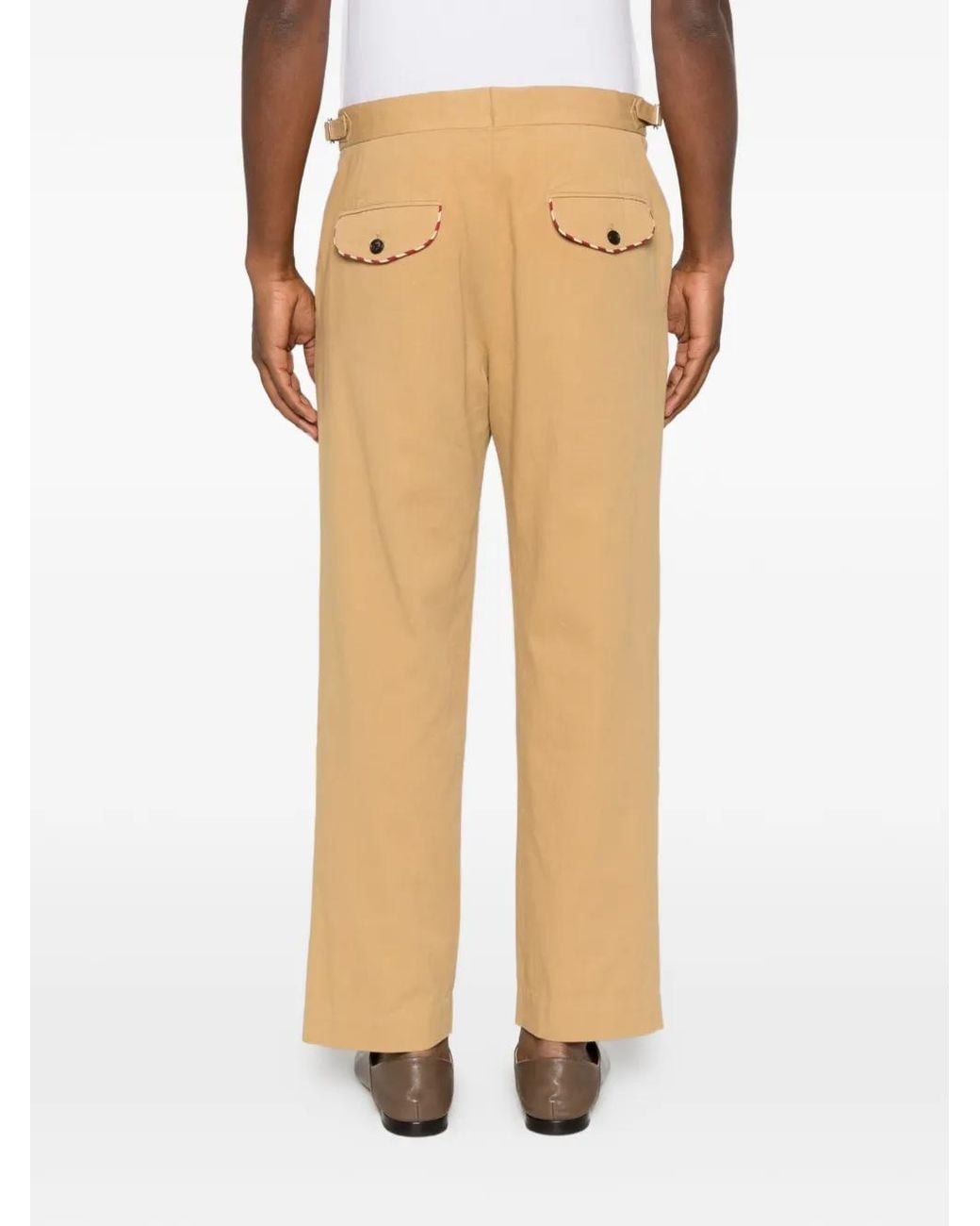 Bode Natural Feather Runner Trousers for men
