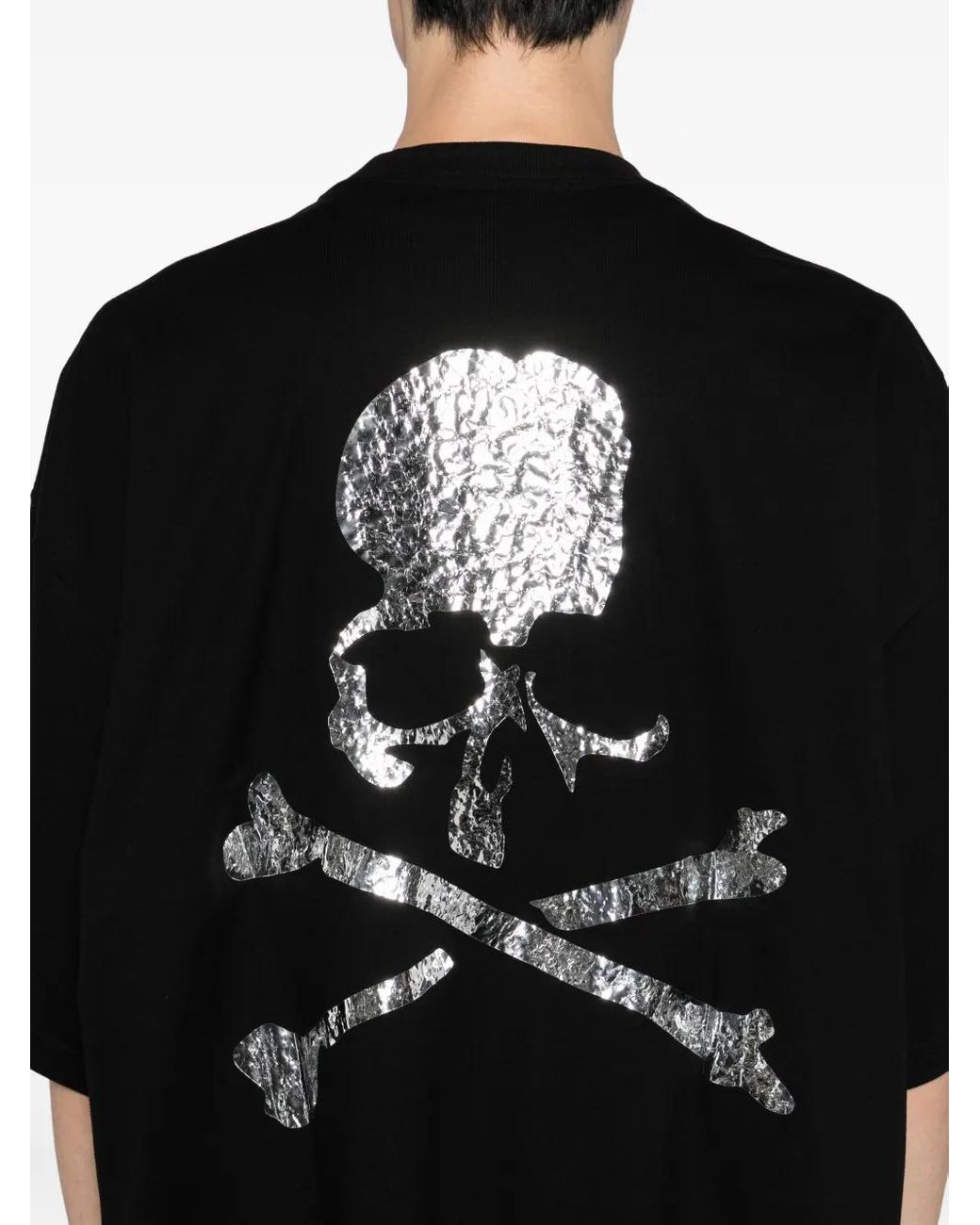 MASTERMIND WORLD Black Logo-Print T-Shirt for men