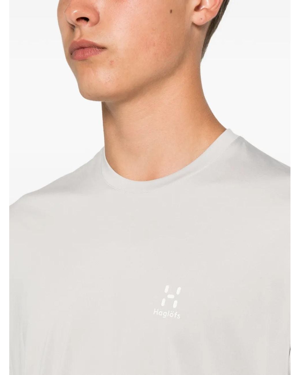 Haglöfs White Logo-Print T-Shirt for men