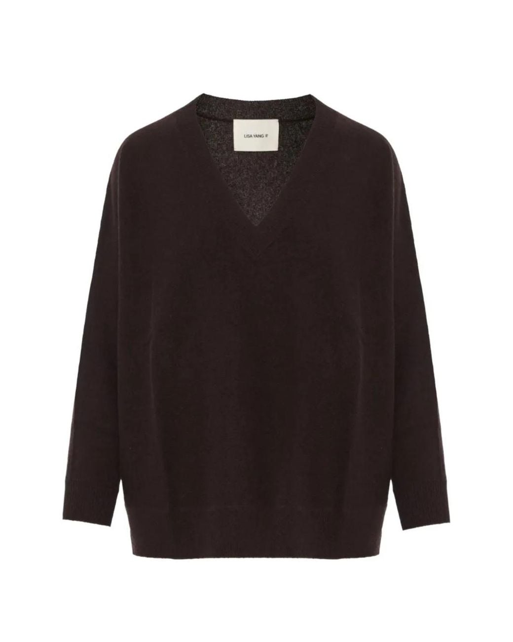 Lisa Yang Black Kenny V-Neck Knitted Sweater