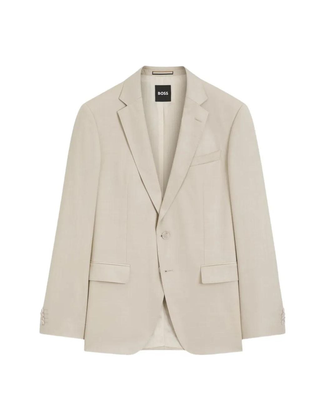 Boss Katoenen Blazer in het White voor heren