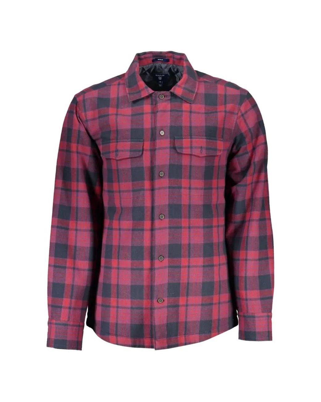 Gant Purple Chemise À Carreaux for men
