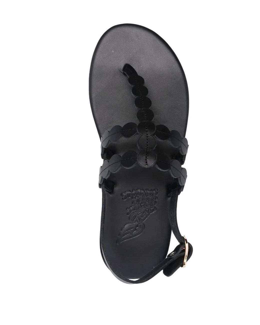 Ancient Greek Sandals White Slingback Strap Sandals