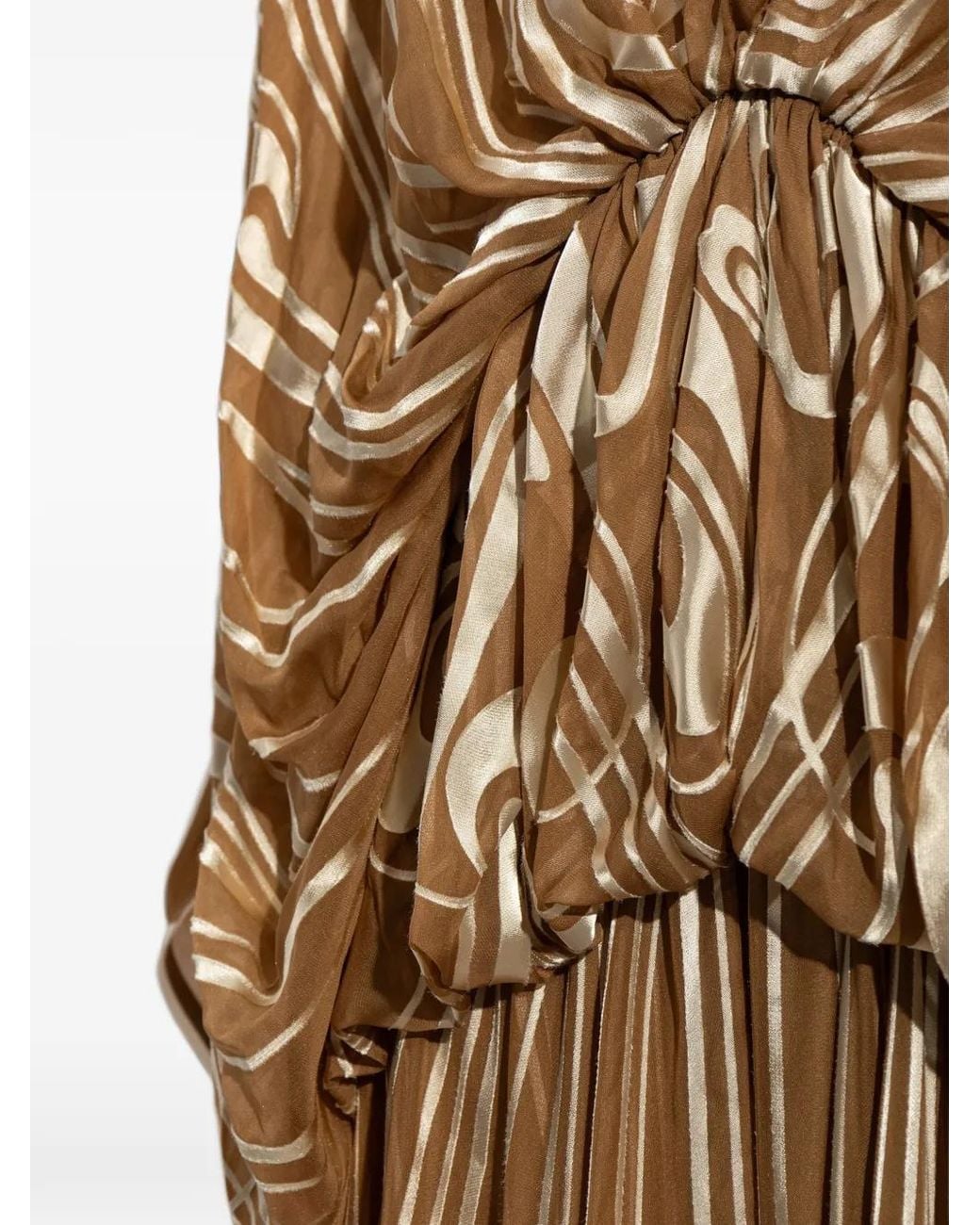 Zimmermann White Momentum Patterned Silk Maxi Dress
