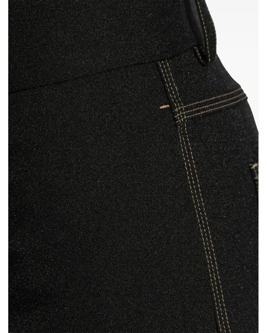Jil Sander Black Belted Trousers for men