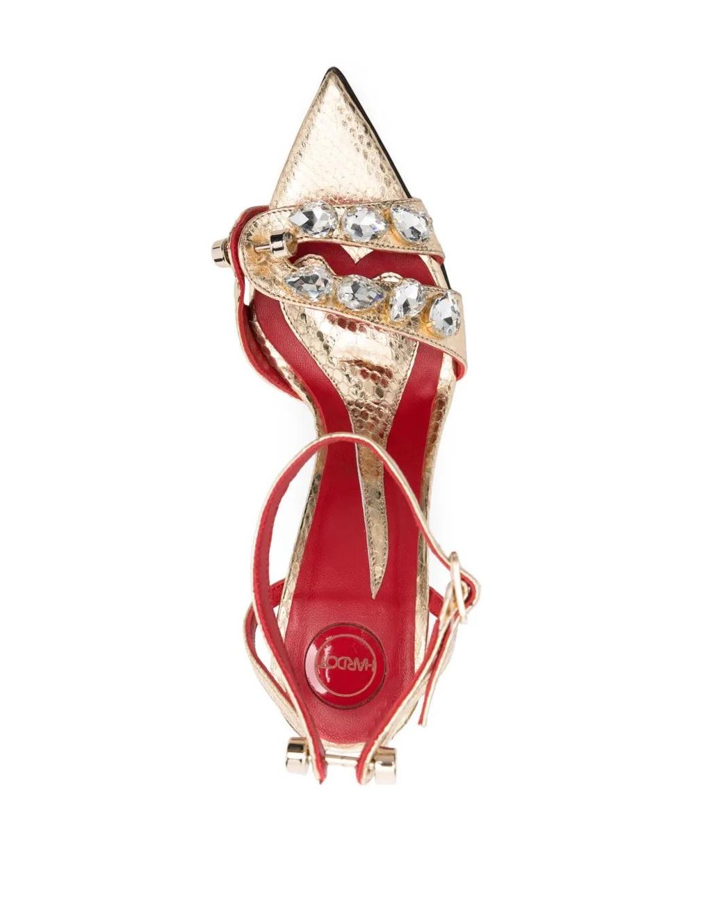 HARDOT Pink 100Mm Booty Sandals