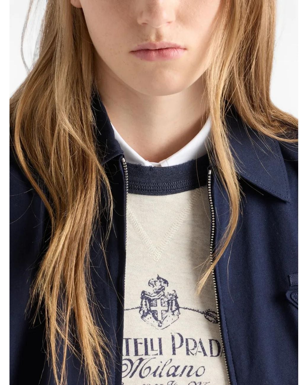 Cazadora Reversible Prada de color Blue