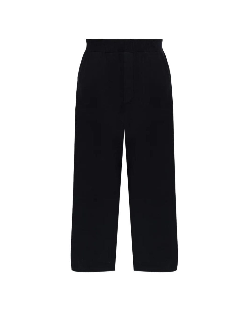 DSquared² Black Logo-Plaque Track Trousers for men