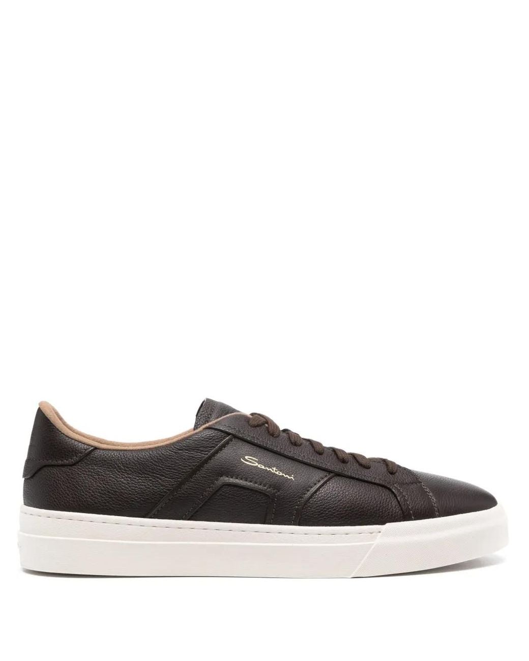 Santoni Brown Trainers for men