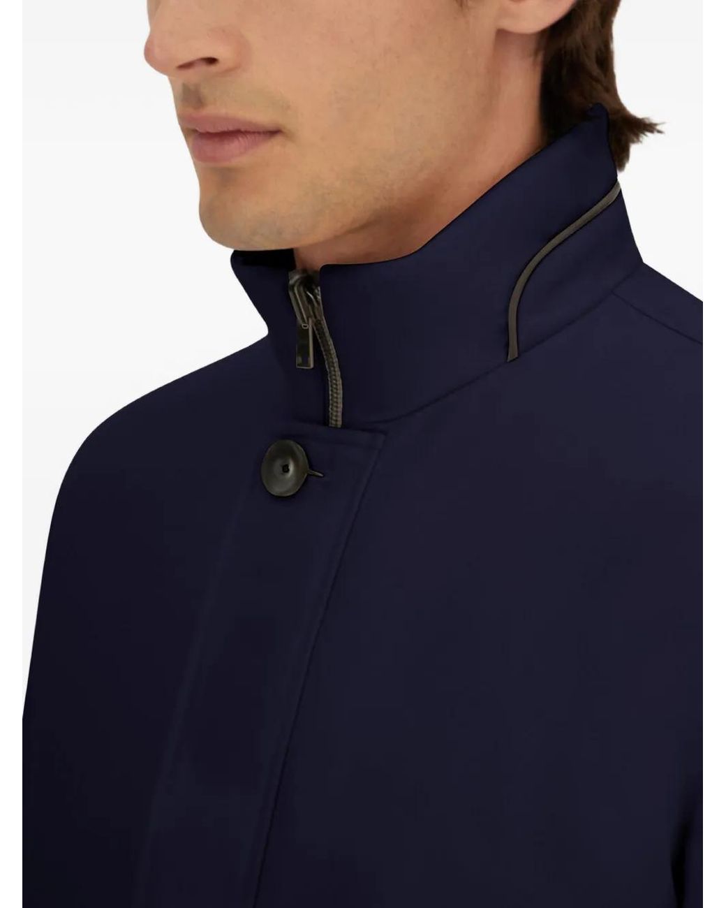 Chaqueta Con Diseño Reversible Herno de hombre de color Blue
