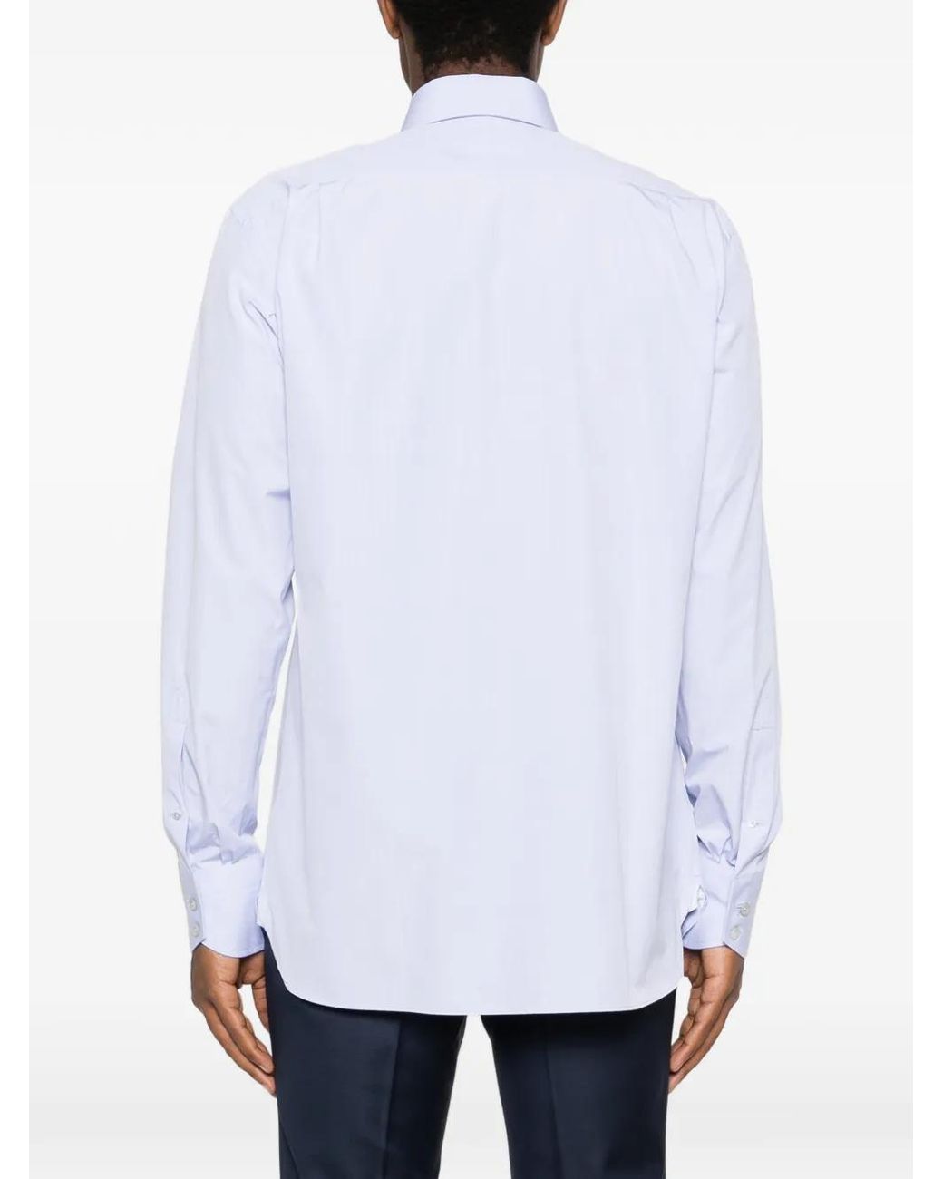 Tom Ford White Long-Sleeve Cotton Shirt for men