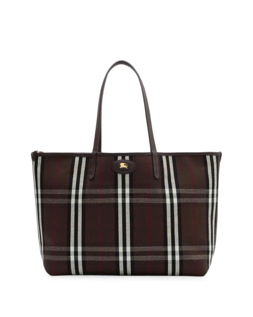 Burberry White Medium Reversible Bloomsbury Tote Bag