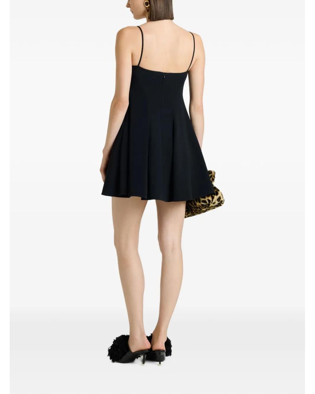 Givenchy Black Sliced Mini Dress