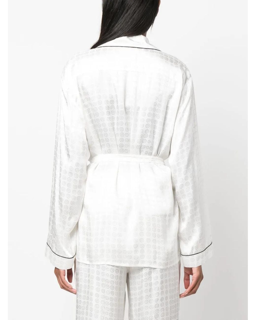 10 Corso Como Blouse Met Ceintuur in het White