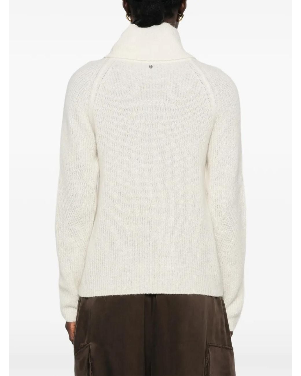 Pull À Col Roulé Boss en coloris White