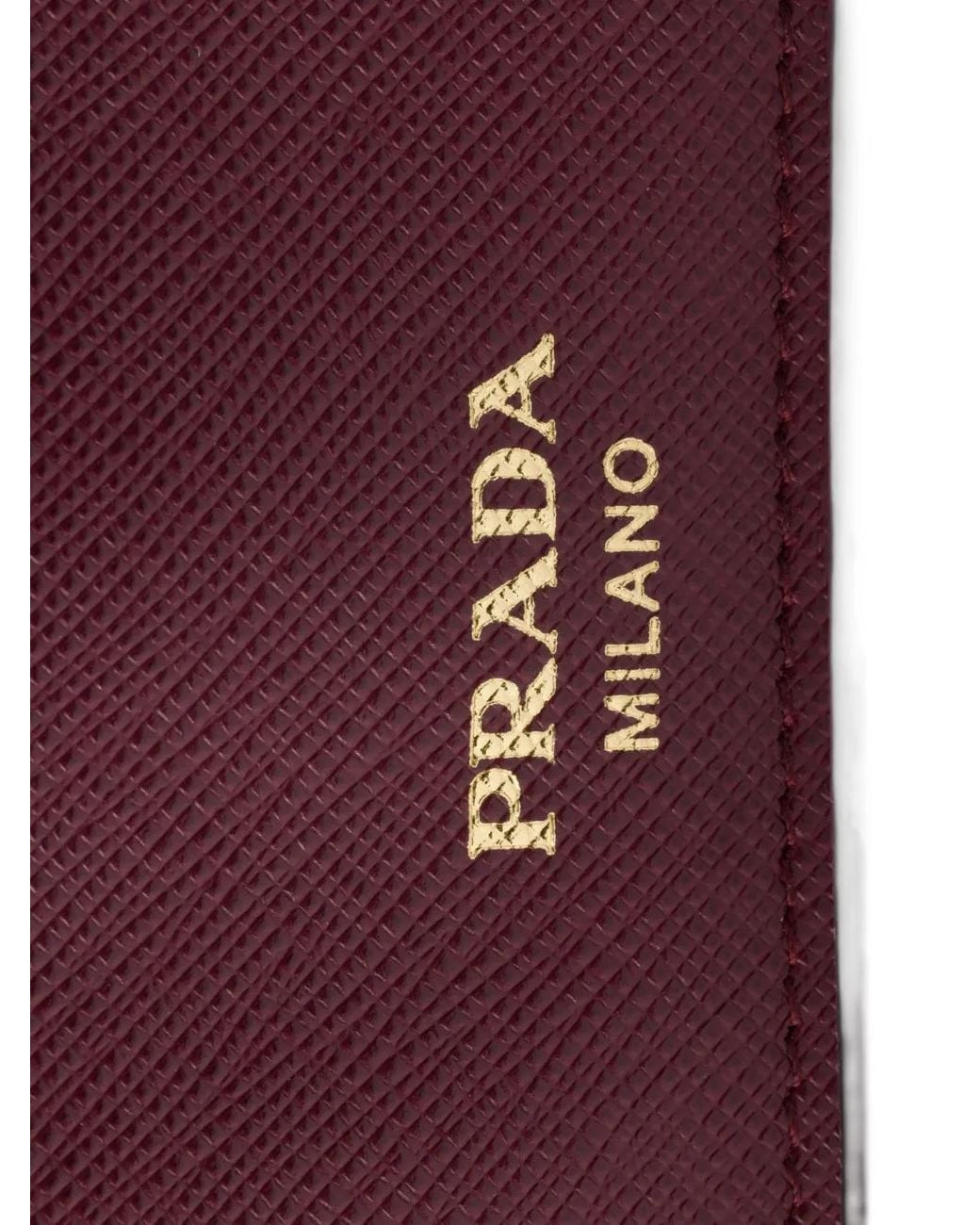 Prada Purple Saffiano Leather Mini-Bag