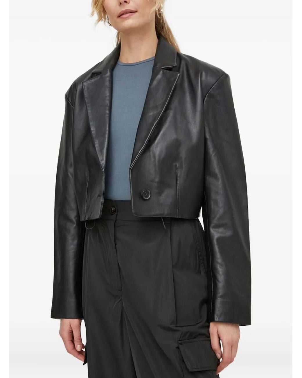Won Hundred Gray Button-Up Jacket