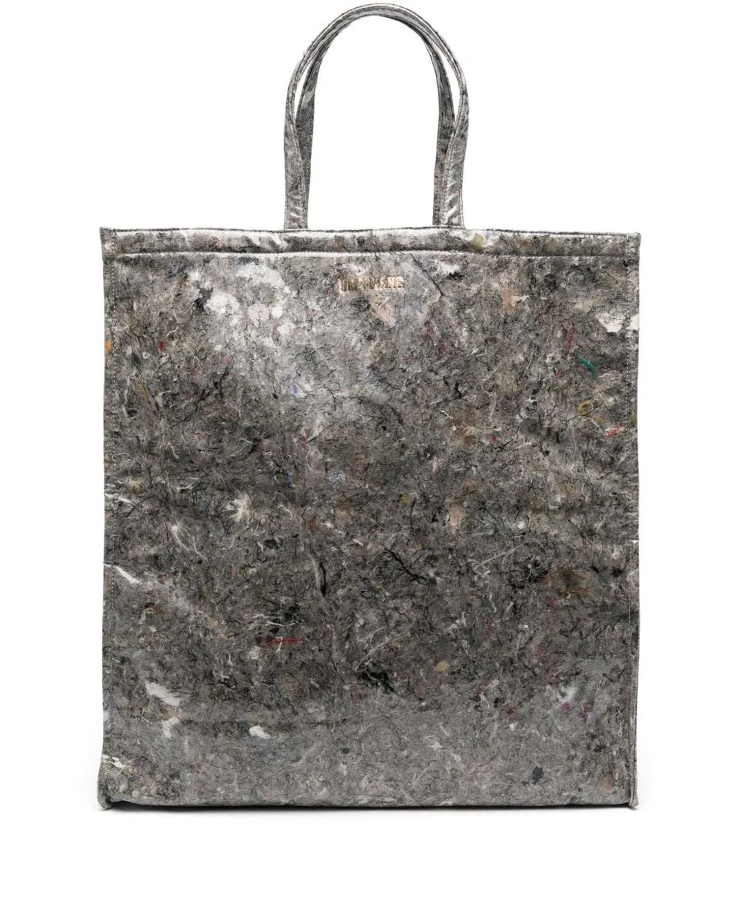 Uma Wang Gray Felted-Texture Tote Bag