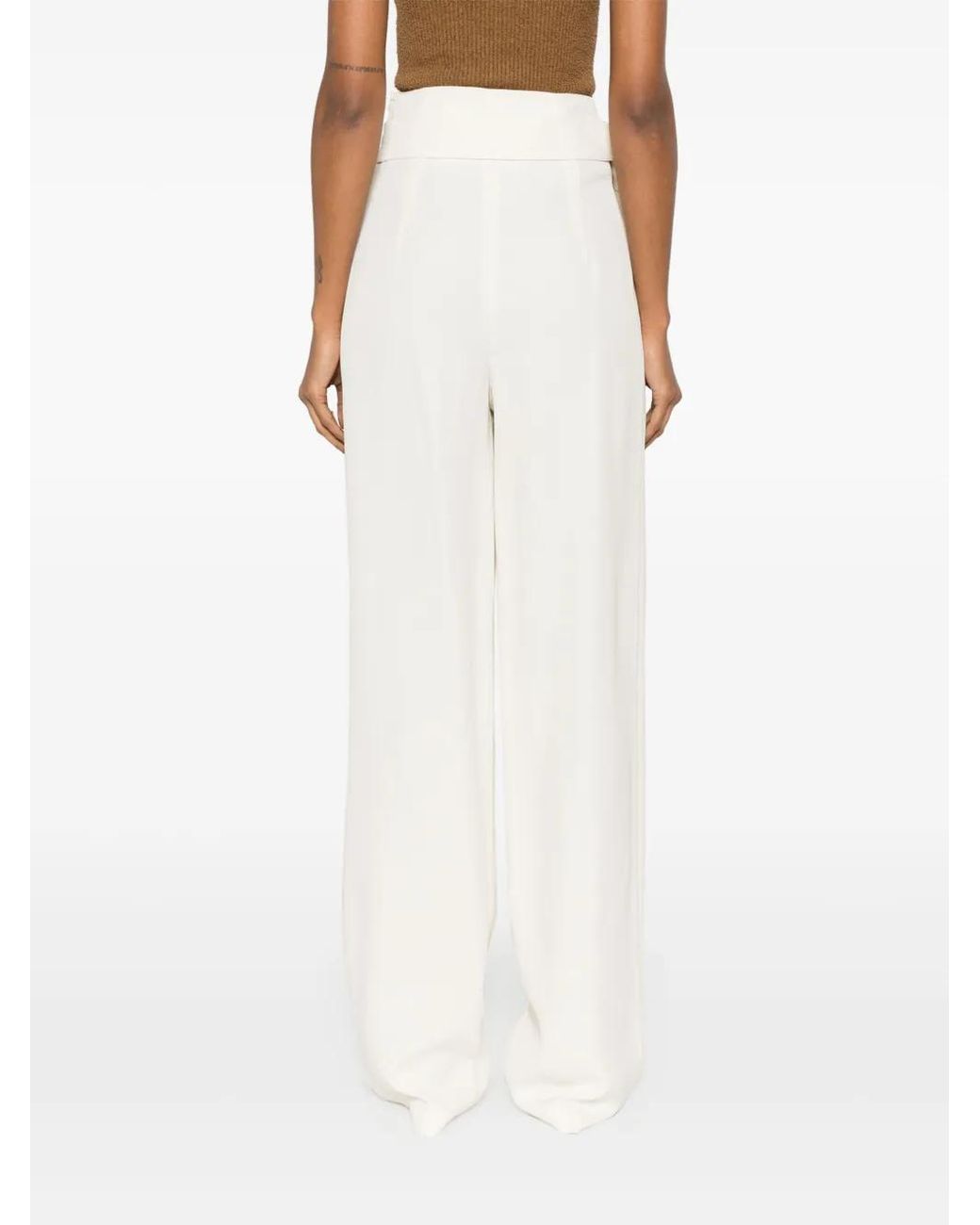 GAUGE81 White Carlow Straight-Leg Trousers