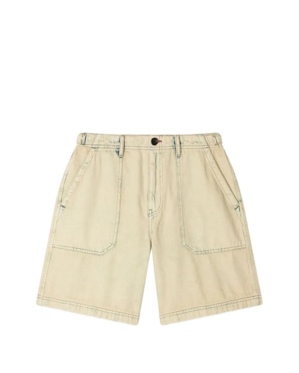 Paul Smith Natural Bleach-Wash Denim Shorts for men