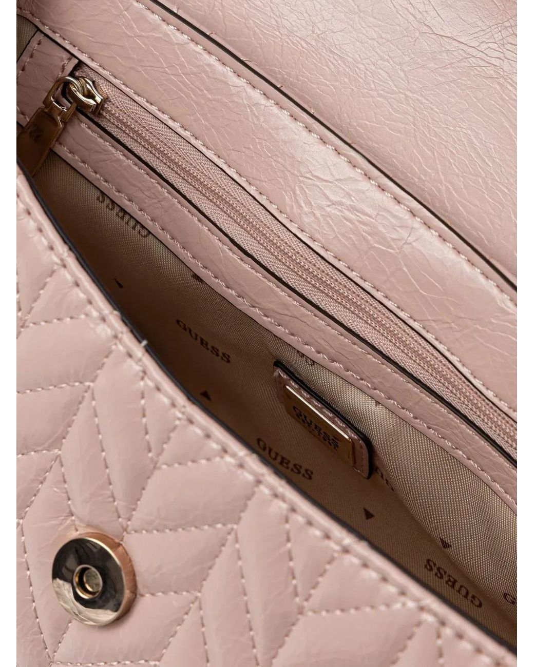 Guess Pink Cheryl Quilted Bag