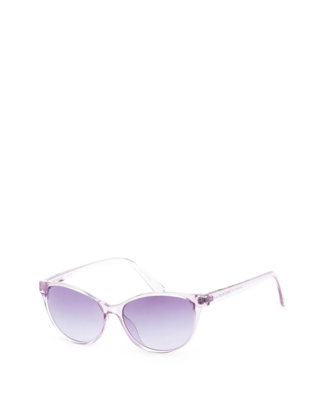 Calvin Klein White Lunettes De Soleil À Monture Papillon