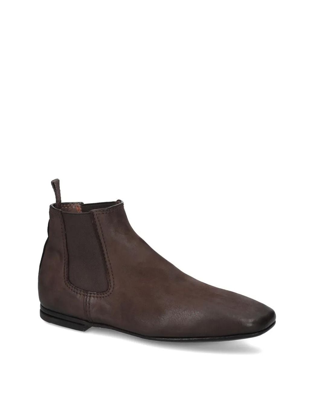Premiata Brown Pull-Tab Chelsea Boots for men