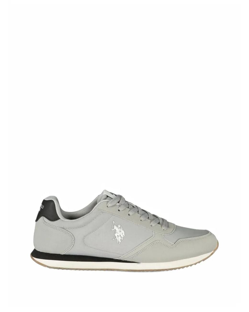 U.S. POLO ASSN. White Logo-Embroidered Sneakers for men