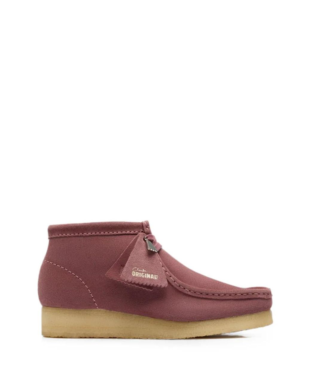 Clarks Purple Wallabee Ankle Boots