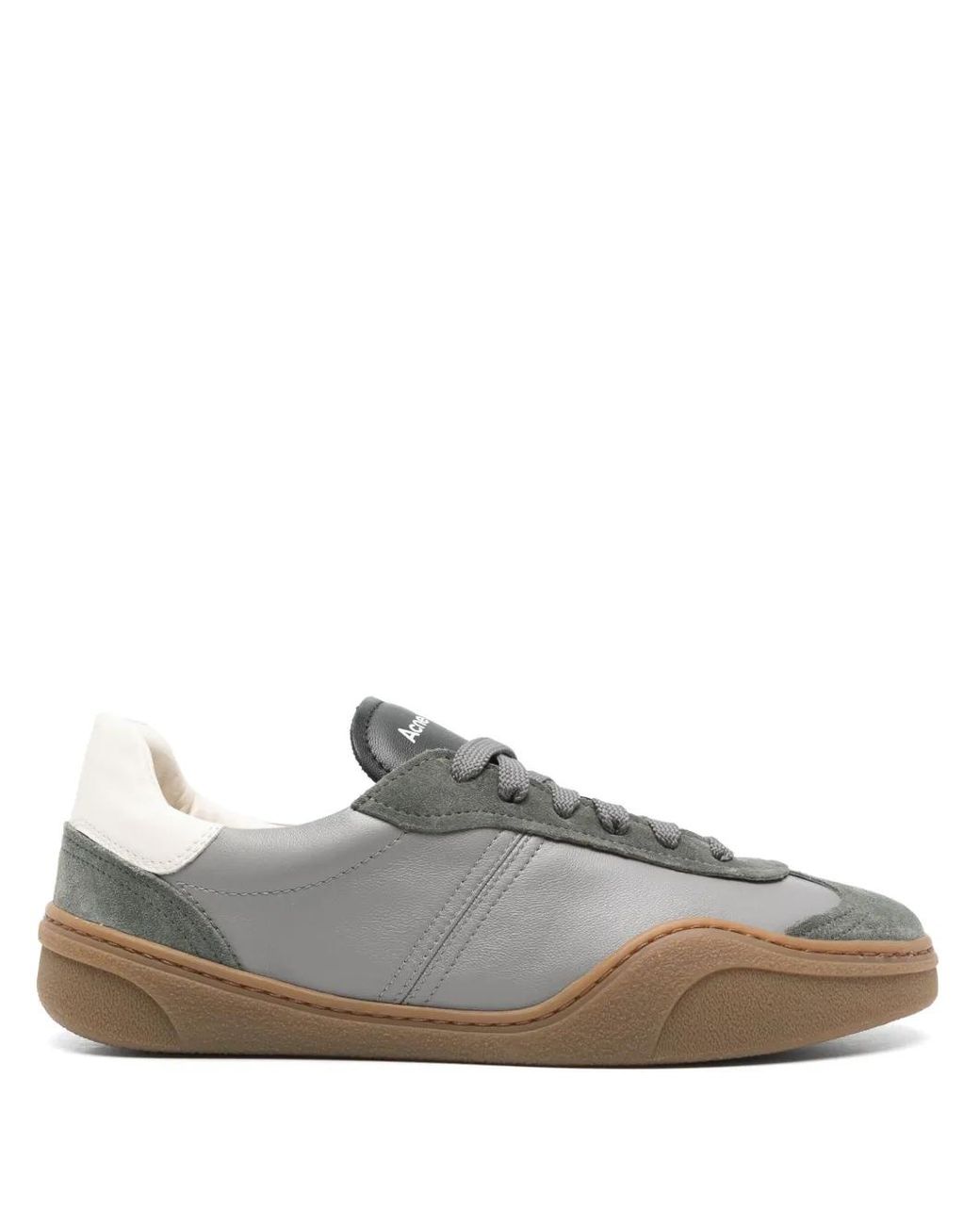 Acne Gray Lace-Up Sneakers for men