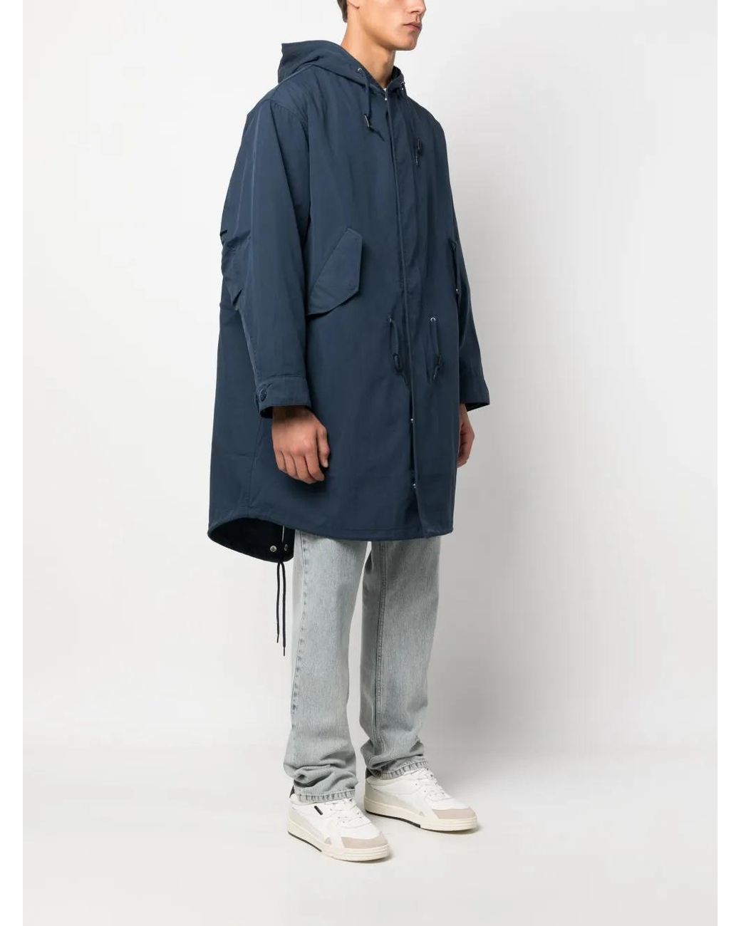 KENZO Blue Target Parka for men