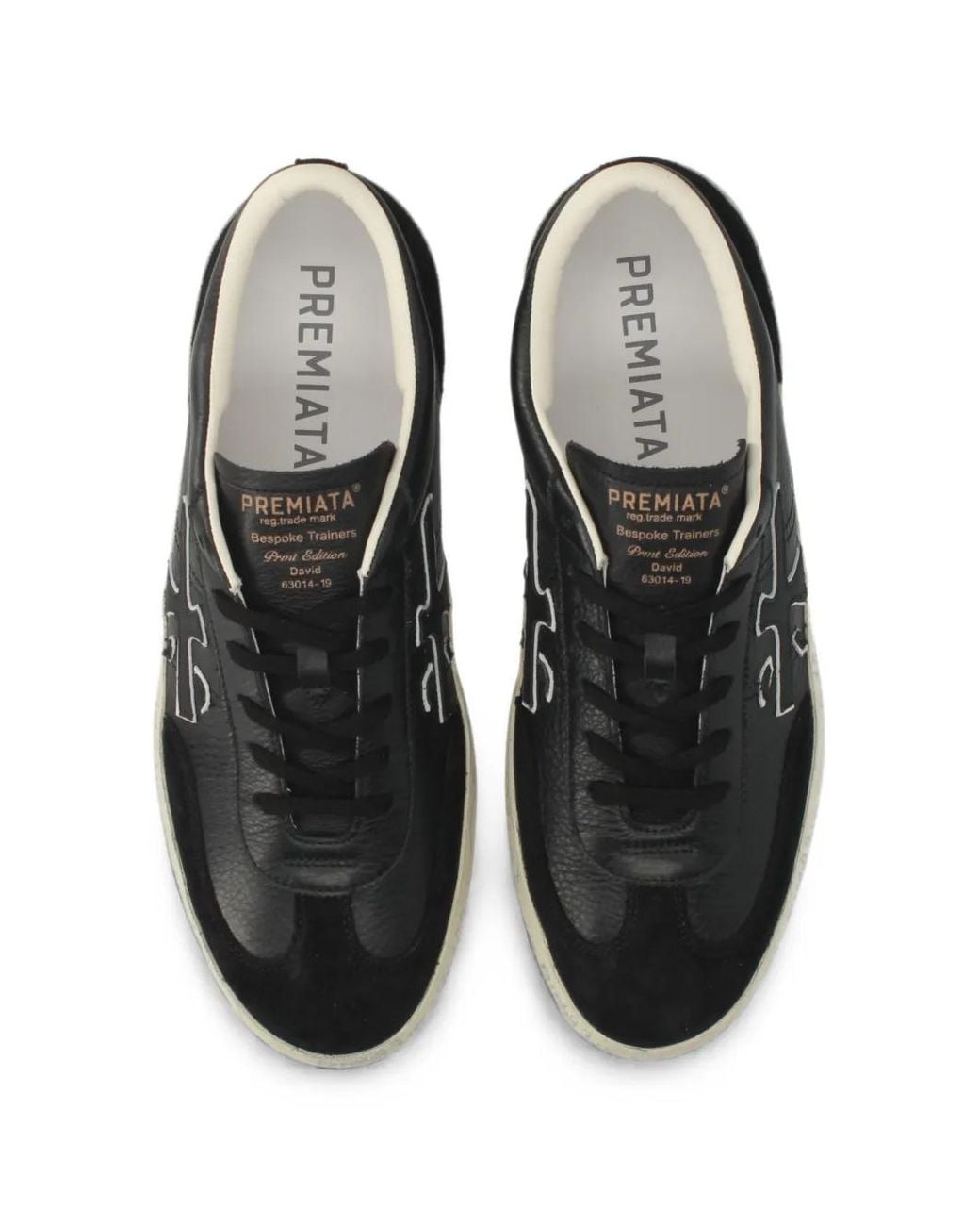 Premiata Black David 8285 Sneakers