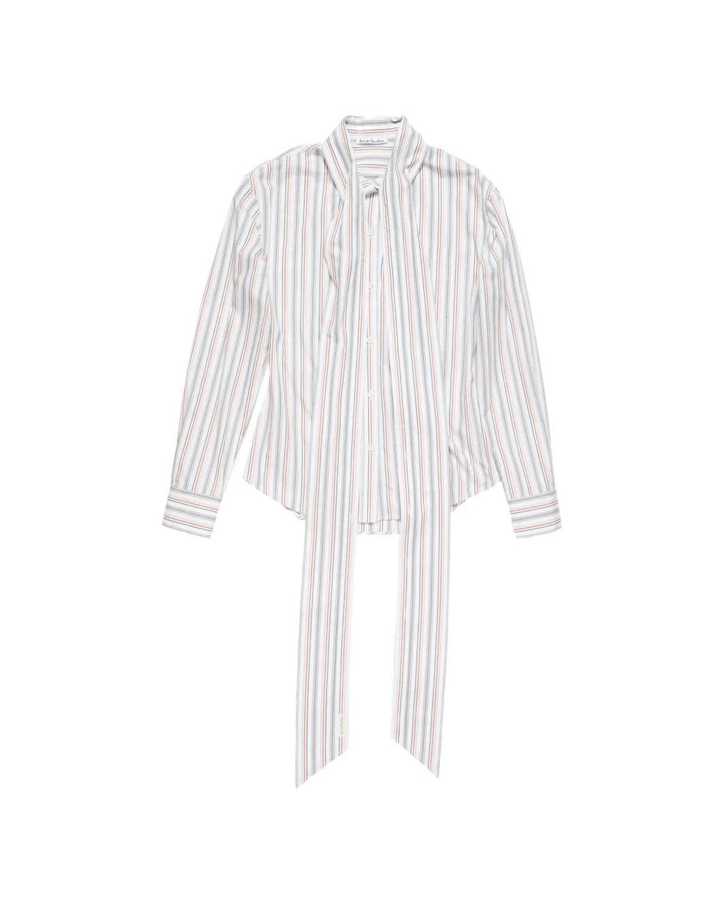 Camisa A Rayas Acne de color White