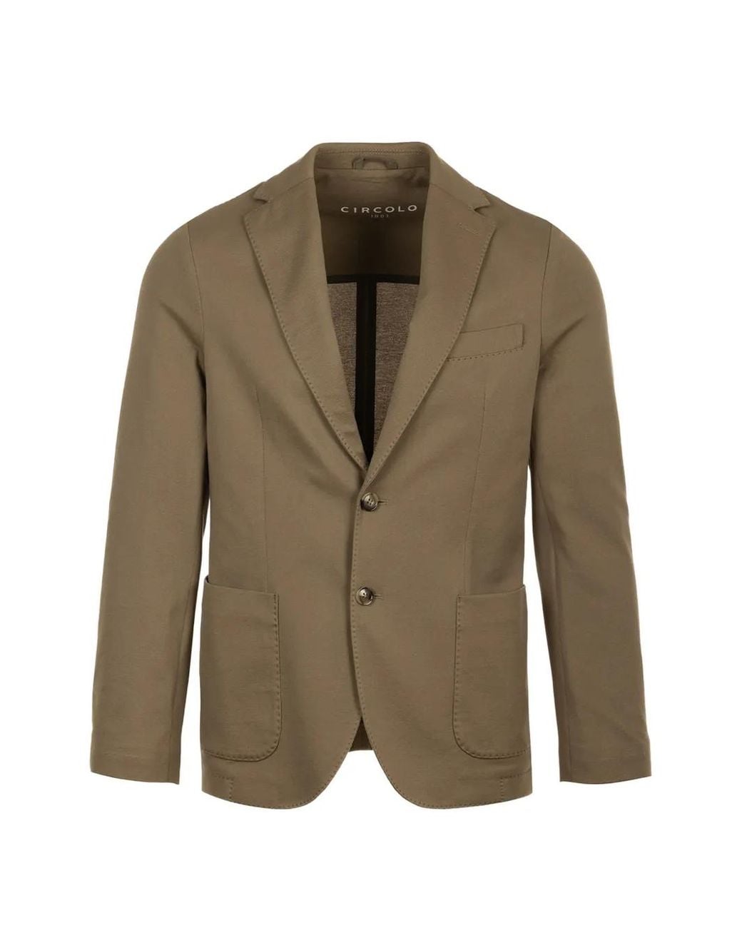 Circolo 1901 Green Button Single-Breasted Blazer for men