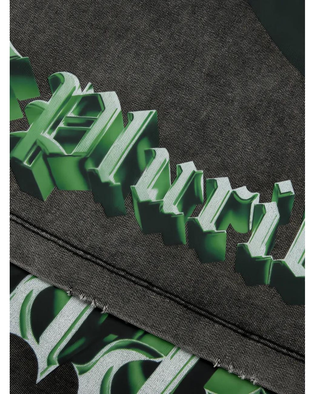 Godspeed Green Logo-Print Graphic-Print T-Shirt for men