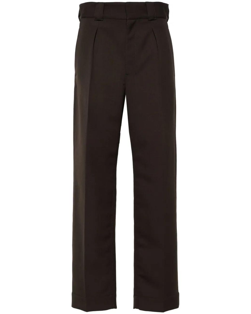 Lemaire Black Straight-Leg Tailored Trousers