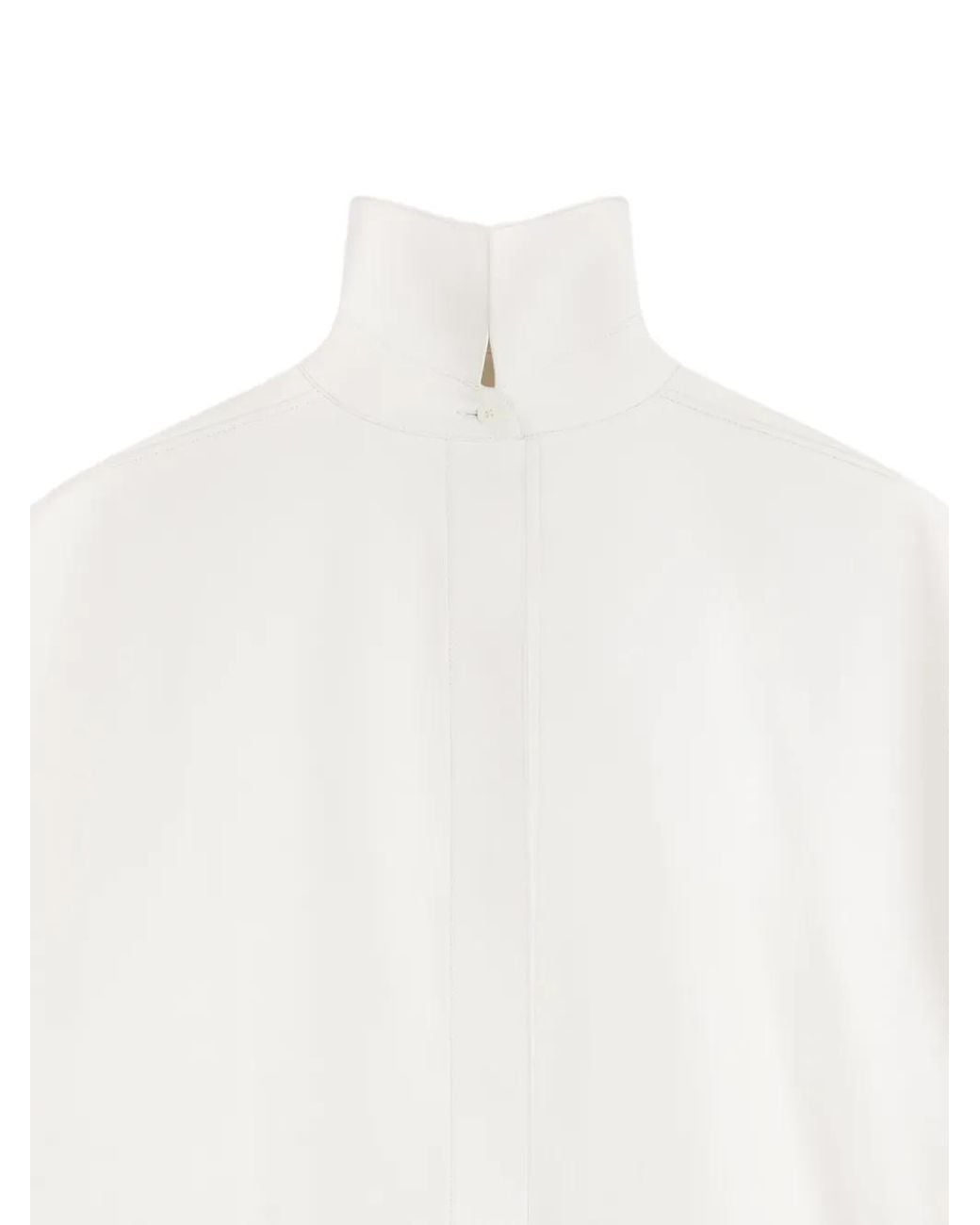 Givenchy White Back-To-Front Tie-Up Shirt