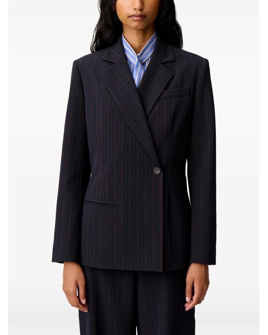 Claudie Pierlot Blue Tailored Jacket