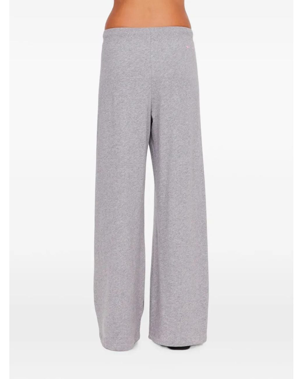 The Upside Gray Sandy Wide-Leg Track Pants